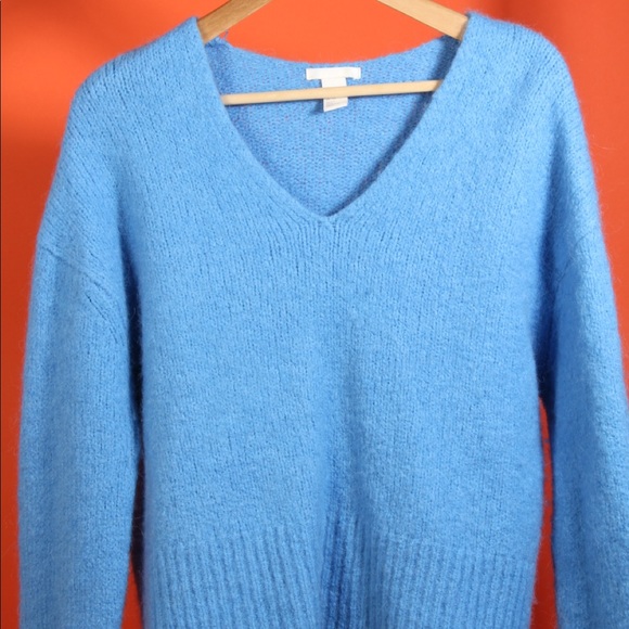 Blue Acrylic/Wool Sweater - Picture 3 of 4